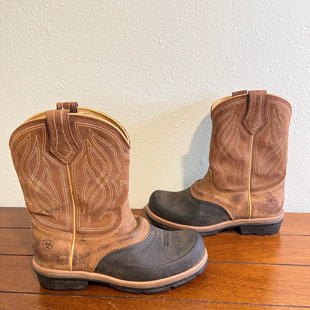 6.5 Ariat Whirlwind H2O boots in CARAMEL BROWN style 10018668 waterproof